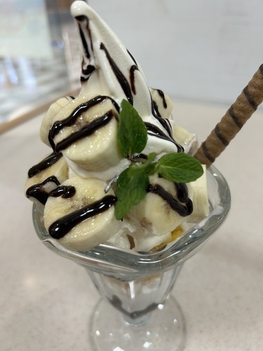 チョコバナナパフェ