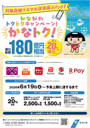 かながわトクトクキャンペーン！ 『かなトク！』