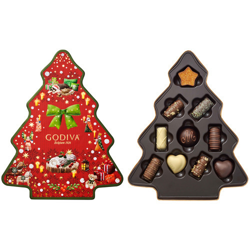 ゴディバ ブッシュド ノエル ツリー セレクション 10粒入