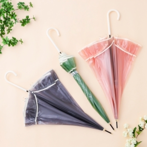 ⟢⋆₊ 雨の日もおしゃれに可愛く₊⋆⟢ フリルが大人可愛い長傘☔