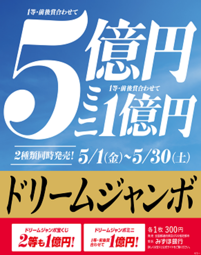 ドリームジャンボ チラシの画像