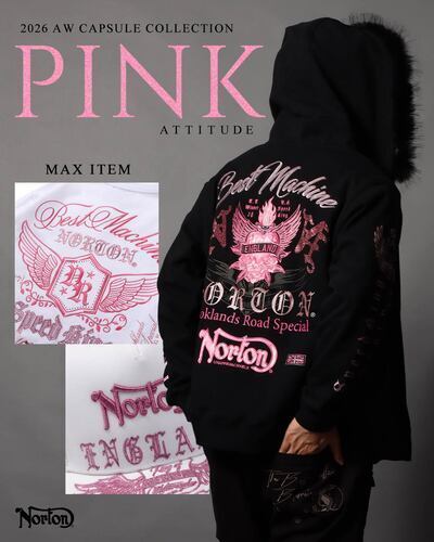 『PINK ATTITUDE』 Norton 26AW Capsule Collection